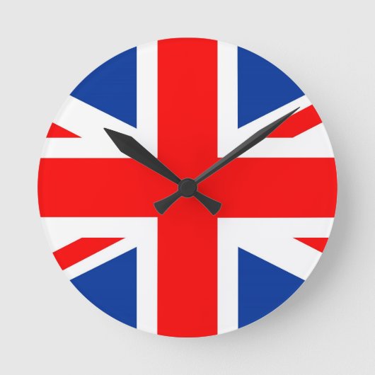 United Kingdom country flagge Great brituk Runde Wanduhr (Vorderseite)