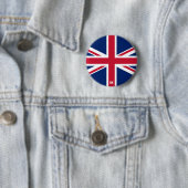 United Kingdom Flag Charming Patriotic Button (Beispiel)