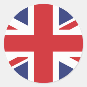 United Kingdom Flag Classic Round Aufkleber