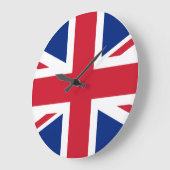 United Kingdom Flag Große Wanduhr (Winkel)