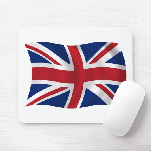United Kingdom Flag Mousepad (Mit Mouse)
