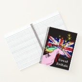 United Kingdom Flag Notizblock (Innenseite)