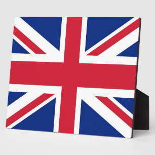United Kingdom Flag Plaque Fotoplatte