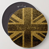 United Kingdom Flag Vintag #2 Button (Vorne & Hinten)