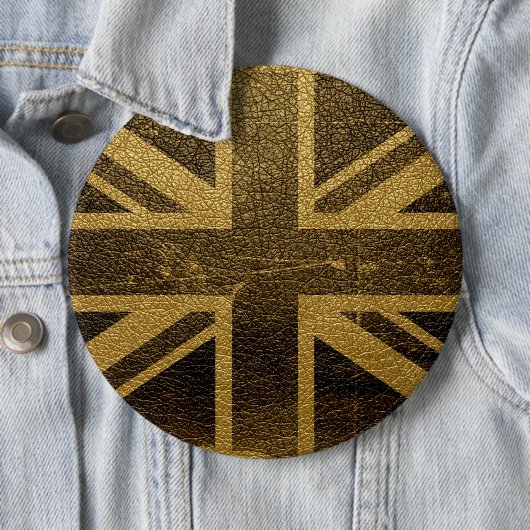 United Kingdom Flag Vintag #2 Button (Beispiel)