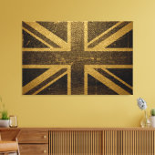 United Kingdom Flag Vintag #2 Leinwanddruck (Insitu (Wohnzimmer))