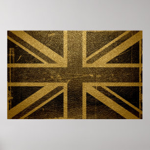 United Kingdom Flag Vintag #2 Poster