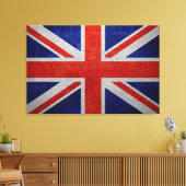 United Kingdom Flag Vintag Leinwanddruck (Insitu (Wohnzimmer))