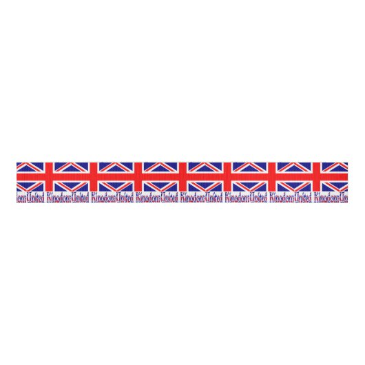 United Kingdom Flg and Word Vinque Ripsband (Vorderseite)