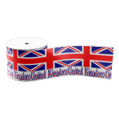 United Kingdom Flg and Word Vinque Ripsband (Spule)