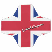 United Kingdom Football & British Flag / Sports Fußball (Flach)