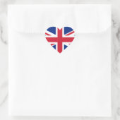 United Kingdom Herz-Aufkleber (Tasche)