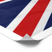 United Kingdom Jack Flag 24"X13.57" Poster (Ecke)