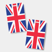 United Kingdom Jack Flag Ausweis (Vorder- & Rückseite)