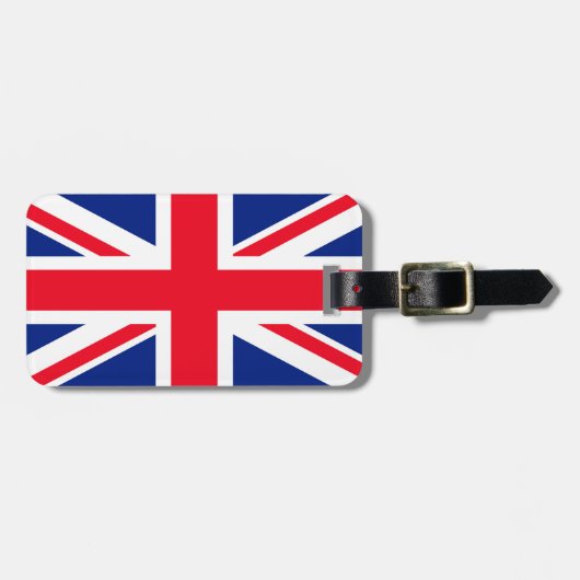 United Kingdom Jack Flag Gepäckanhänger (Vorderseite horizontal)