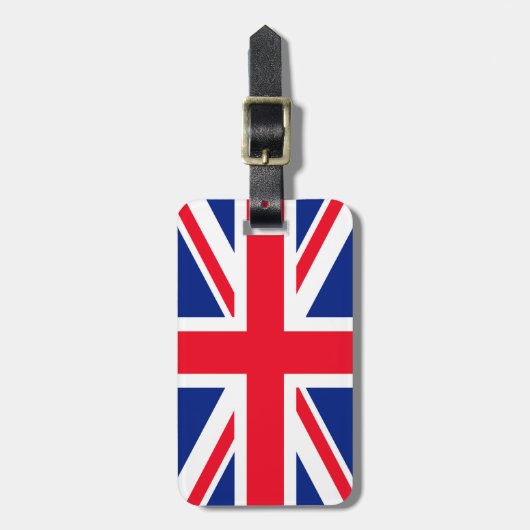 United Kingdom Jack Flag Gepäckanhänger (Vorderseite vertikal)