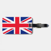 United Kingdom Jack Flag Gepäckanhänger (Rückseite horizontal)