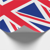 United Kingdom Jack Flag Geschenkpapier (Ecke)