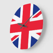United Kingdom Jack Flag Große Wanduhr (Winkel)