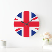 United Kingdom Jack Flag Große Wanduhr (Zuhause)