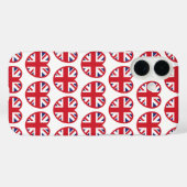 United Kingdom Jack Flag Heart Case-Mate iPhone Hülle (Rückseite (Horizontal))