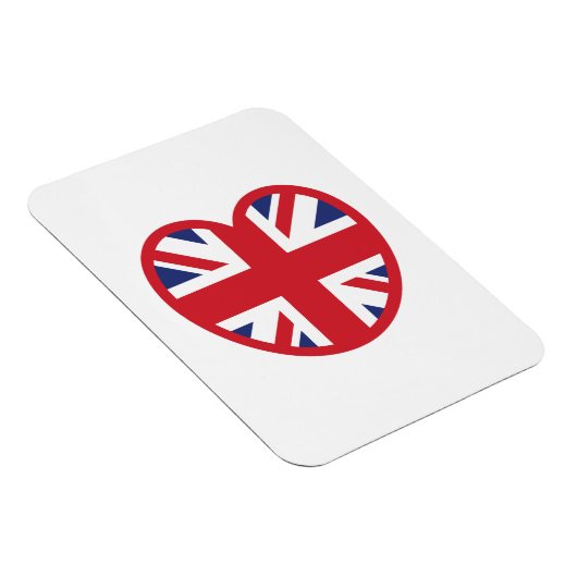 United Kingdom Jack Flag Heart Magnet (Rechte Seite)