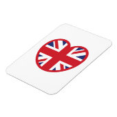United Kingdom Jack Flag Heart Magnet (Linke Seite)