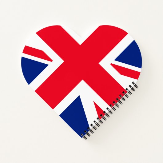 United Kingdom Jack Flag Notizblock (Rückseite)
