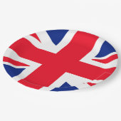United Kingdom Jack Flag Pappteller (Schrägansicht)