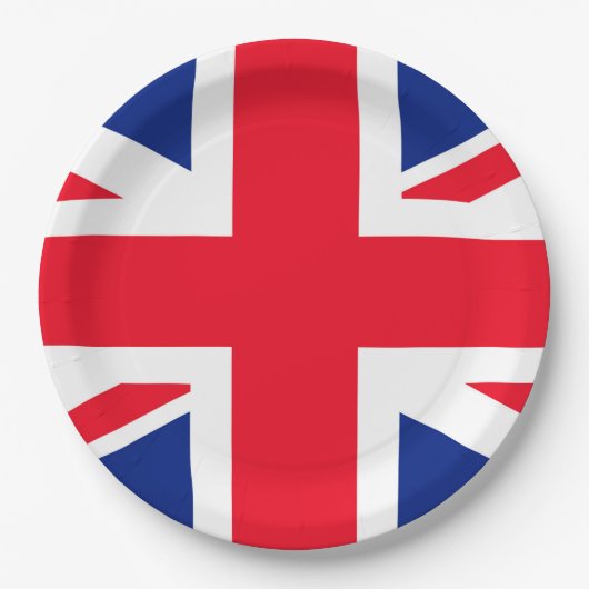 United Kingdom Jack Flag Pappteller (Vorderseite)
