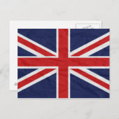 United Kingdom Jack Flag Postcard Postkarte (Vorne/Hinten)