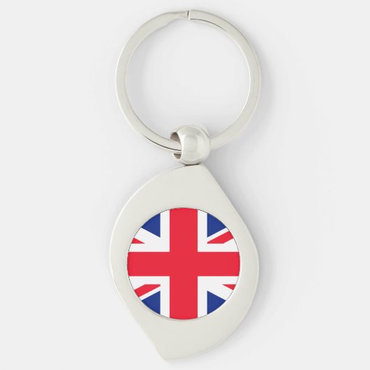United Kingdom Jack Flag Schlüsselanhänger (Vorderseite)
