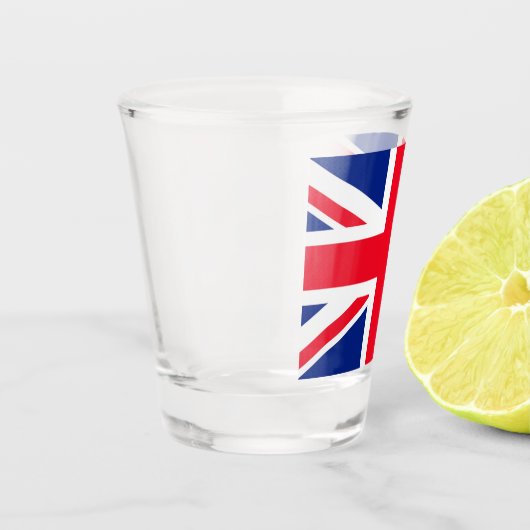 United Kingdom Jack Flag Schnapsglas (Links)