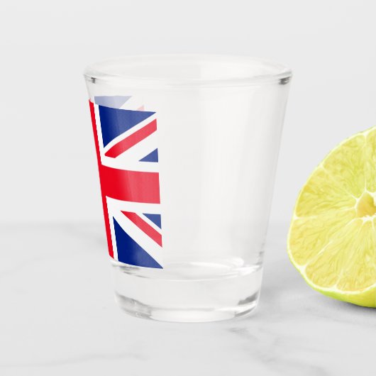 United Kingdom Jack Flag Schnapsglas (Rechts)