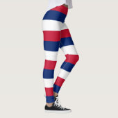 United Kingdom National Flag Colors Striped Leggin Leggings (Rechts)