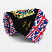 United Kingdom Stripes business British Flag Krawatte (Gerollt)