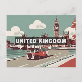 United Kingdom Travel London Postcard Postkarte