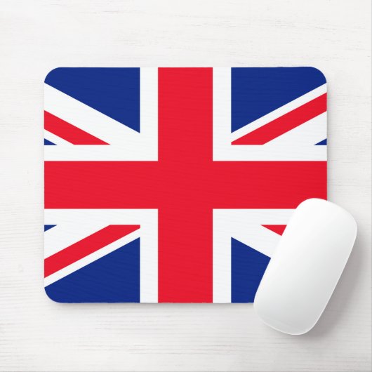United Kingdom Union Jack Flag Mousepad (Mit Mouse)