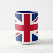 United Kingdom Union Jack Flag Personalized Mug Tasse (Zentrum)