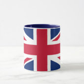 United Kingdom Union Jack Flag Personalized Mug Tasse (Zentrum)