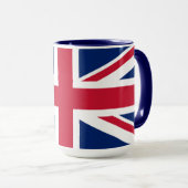United Kingdom Union Jack Flag Personalized Mug Tasse (VorderseiteRechts)