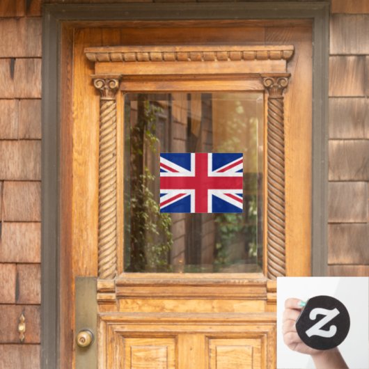 United Kingdom Window Sign, UK Cling, British Flag Fensteraufkleber (Haustür)