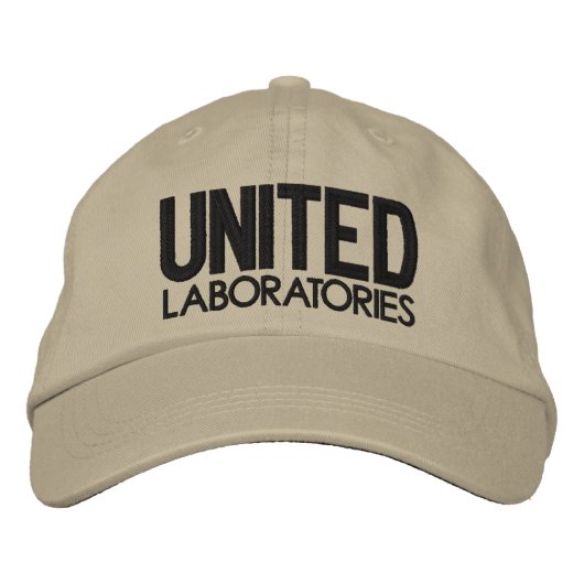 United Laboratories bestickte, anpassbare Cap-Hat Bestickte Baseballkappe (Vorderseite)
