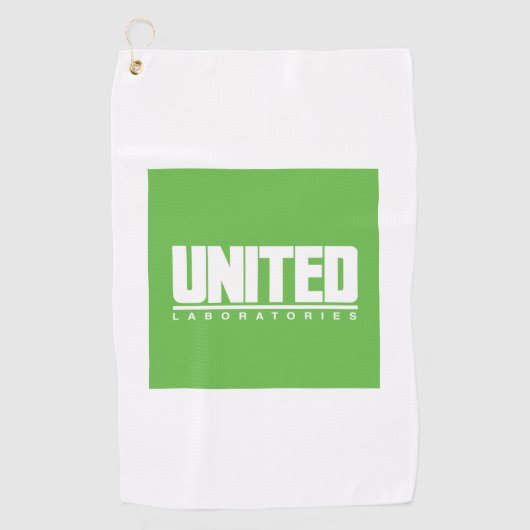 United Laboratories Logo Golf Towel Golfhandtuch (Vorderseite)