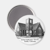 United Methodist Church Magnet (Vorderseite/Rückseite)
