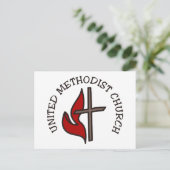 United Methodist Church Postkarte (Stehend Vorderseite)