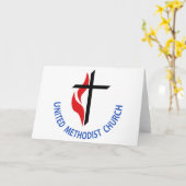 United Methodist Karte (Gelbe Blume)