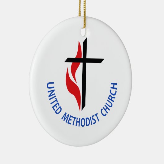 United Methodist Keramik Ornament (Rechts)