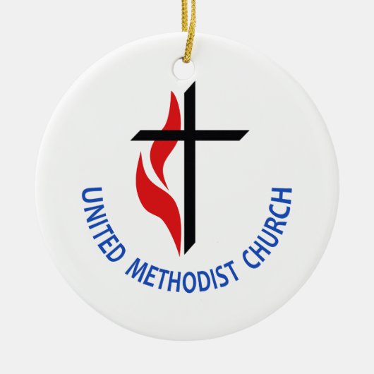 United Methodist Keramik Ornament (Vorne)