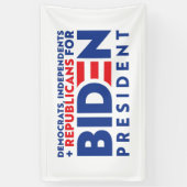 United mit Biden-Banner Banner (Vertikal)